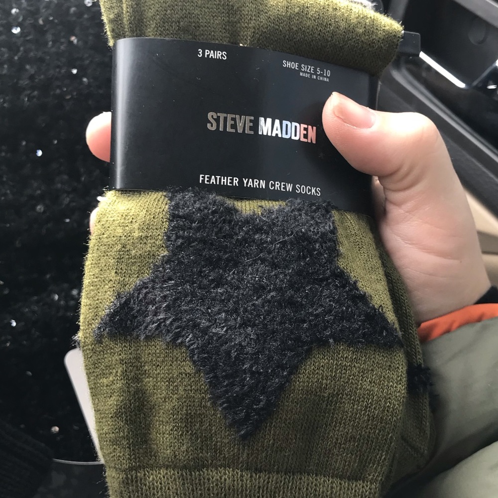 NWT Womens Steve Madden Socks (3 pack) Two Options